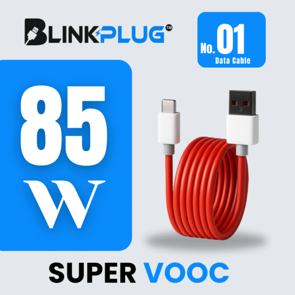 Blink Plug Usb Type C Cable 1 M 85 W Type C Cable Fast Charging Cable Support Dash/Vooc/Supervooc/Warp/Flash/Turbo - Image 3