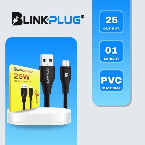 USB Cable for Xiaomi Redmi 9i / 9 I USB Cable Original Like Charger Cable | Sync Quick Fast Charging Cable | Micro USB Data Cable | Android V8 Cable (4 Amp, 1 Meter, BM14, Black) - Image 4